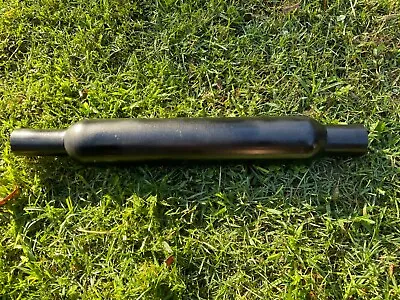 $195 • Buy Harley Davidson Black Cigar Muffler Bargain Price Fits  3/4” (44.5cm) Header