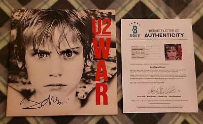 Bono Signed Autographed U2 War Vinyl LP Record Beckett BAS LOA COA #BF76817 • $849.99