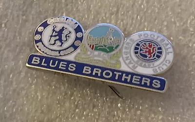 £4.99 • Buy Rare & Collectable Glasgow Rangers Chelsea & Linfield Supporter Enamel Badge