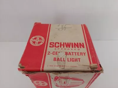 NOS Schwinn Krate Pumpkin Ball Light With Box* Krate Stingray* Vintage Bicycle • $325