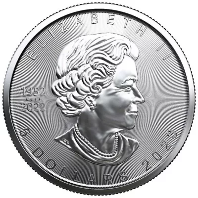 2023 $5 Silver Canadian Maple Leaf 1 Oz BU • $30.99