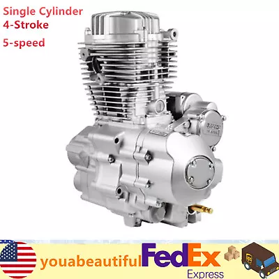 200CC 250CC CG250 Engine 5-Speed Transmission 4-stroke DIRT BIKE Motor  • $360.05