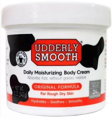 Udderly Smooth Body Skin Moisturizer Cream 12 Oz - Amazingly Soft Skin • $8.75