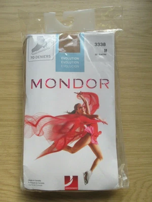 £12.99 • Buy Mondor 70 Deniers 3338 Ice Skating Tights, Size M, 82 Suntan, New In Packet