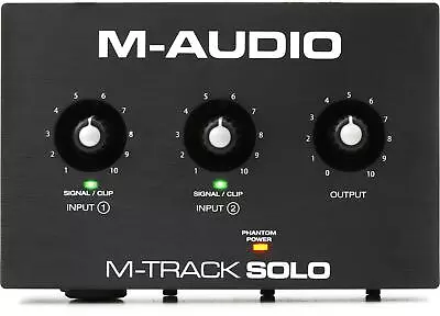 M-Audio M-Track Solo USB Audio Interface • $49