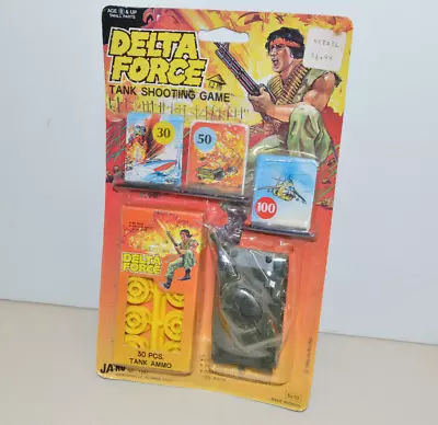 Vintage JA-RU Tank Shooting Game Disc Gun DELTA FORCE 1990S Rack Toy • $48.70