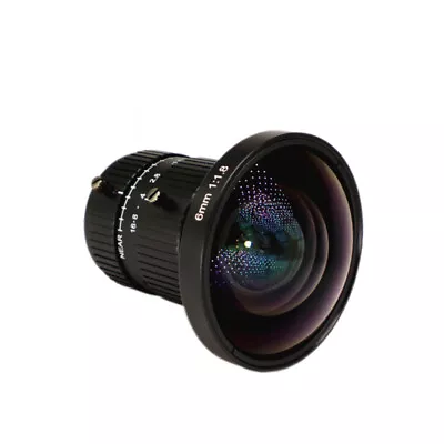 6mm Industrial Camera Lens HD 10MP 1.1 Inch C-mount FA Machine Vision Inspection • $530