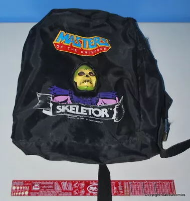 1984 MOTU Masters Of The Universe Skeletor Book Bag Backpack Mattel RARE USED 3D • $150