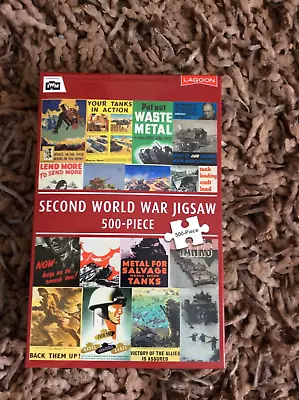 ‘Second World War’ 500 Piece Jigsaw Puzzle By Lagoon BN • £3.99