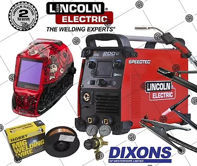 £2074 • Buy Lincoln Electric Speedtec 200C Multi Process Welder 200AMP MIG TIG ARC STICK MMA