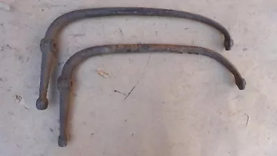 Early 1928 AR Model A Ford Coupe / Roadster REAR FENDER BRACKETS Original Pair • $89.99