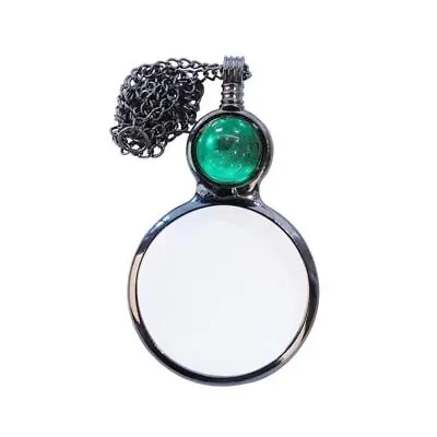 Long Chain Magnifying Glass Pendant • £3.98