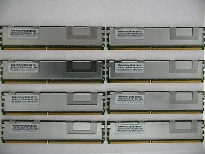 32GB (4GBx8) PC2-5300F 667MHZ CL5 2Rx4 ECC FB-DIMM For Servers / Mac Pro TESTED • $129