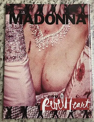 MADONNA Rebel Heart Tour Book! USA Concert Program! Photos! Vogue • $64.95