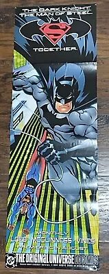 Vintage 2003 Superman Batman 34x11” DC Comics Jeph Loeb LCS Dealer Promo Poster • $9.99