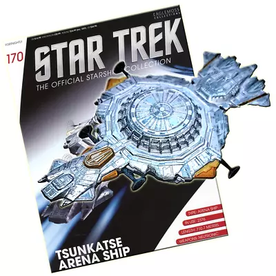 £21.99 • Buy Star Trek Tsunkatse Arena Ship Starships Collection Model & Magazine Issue 170