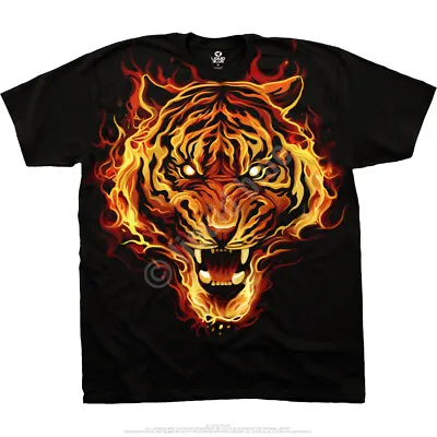 DarK FantasY-FIRE TIGER-BLACK T-SHIRT  M L XL XXL  • $19.69