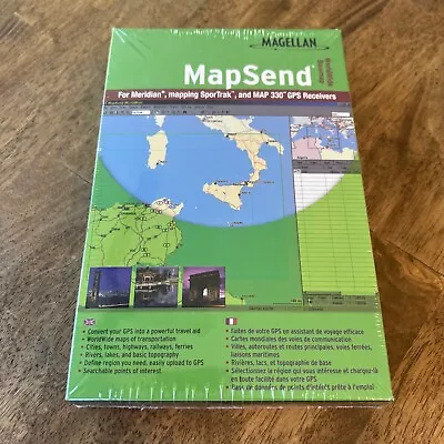 Magellan Mapsend Worldwide Basemap Mapping Software For Sportrak GPS - NEW • $9.74