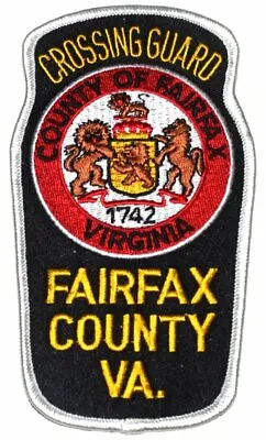 $6.99 • Buy FAIRFAX COUNTY – CROSSING GUARD - VIRGINIA VA Sheriff Police Patch LG 6”  