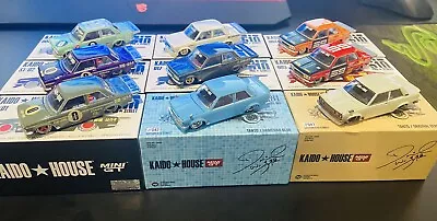 1/64 Mini GT Kaido House Datsun 510 Sedans X 9 • $270