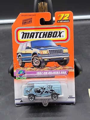 Matchbox 1967 VW Volkswagen Delivery Van #72 TNT On Tour Motocross Racing • $5