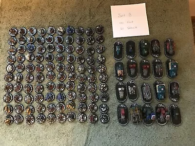 Mechwarrior - Wizkids - 100 Infantry / 20 Vehicle Figures - Lot B • $74.95