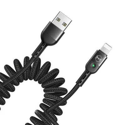 $19.94 • Buy FAST CHARGE &Data Short Lightning Cable For IPhone X 8 7 Coiled MFi Certified
