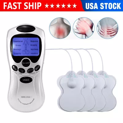 Unit Machine Electric Pulse Massager Muscle Stimulator Therapy Pain Relief • $9.99