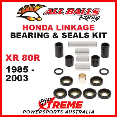 27-1091 Honda XR80R XR 80R 1985-2003 MX Linkage Bearing & Seal Kit Dirt Bike • $148.99