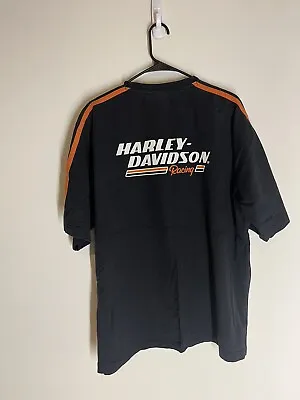 Harley Davidson Racing T Shirt. X-Large Black Screaming Eagle Performance Parts • $18