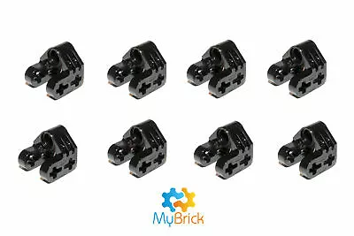 Genuine Lego® 8x Black Technic Axle & Pin Connector Split - 92907 - Free Post • $4.95