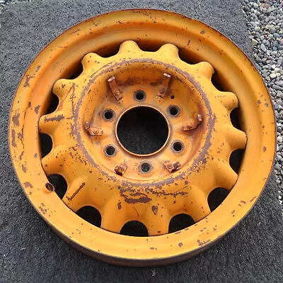 Vintage Gm-chevy Steel Artillery Wheel. 17  X 3.75 . 6 Lug On 5.5  Bolt Pattern. • $169.99