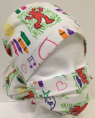 Elmo Medical Ponytail Pouch Scrub Cap Surgery Hat Mask Set Pediatric Surgeon • $20