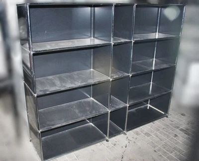 USM Haller Highboard Bookshelf 12 Compartment Black File Shelf Office Separator • £2076.95