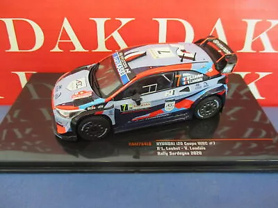 2020 Hyundai I20 Coupe WRC Rally Sardinia RL Loubet Car Die Cast 1/43 Action Figure • £36.95