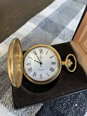 Vintage Elgin Nat'l Watch Co. Gold Filled Hunter Case Pocket Watch • $49.99