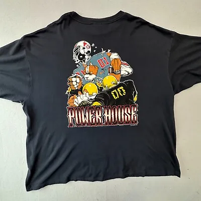 VINTAGE Top Dawg Shirt Mens 4XL XXXXL Black 1994 Power House Football 90s • $25.20