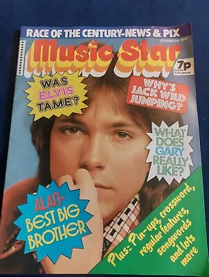 Rare MUSIC STAR Magazine 6th OCTOBER 1973 Cassidy Slade Jacksons Bolan Glitter • £15