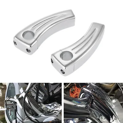 Chrome 1  Handlebar Riser Clamp Adapter For Suzuki Boulevard M109R M50 M90 M95 • $55.99