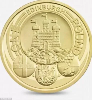 Edinburgh City £1 One Pound Rare British Coins Coin Hunt  Other Coins Available • £18.99