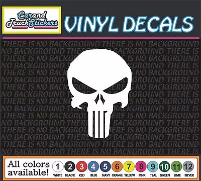 PUNISHER  Vinyl Car Decal Window Sticker  5  • $2.20