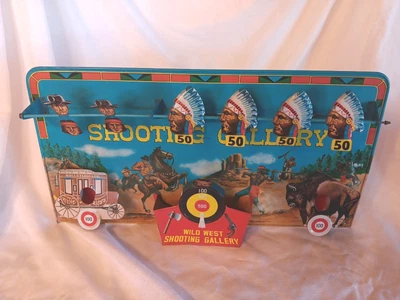£24.34 • Buy Working Marx Toys Tin Litho Western Shooting Gallery