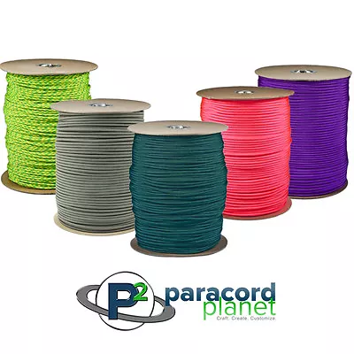 Paracord 1000 Ft Spool Outdoor Rope Parachute Cord Tie Down Mil Spec 7 Strand • $224.99