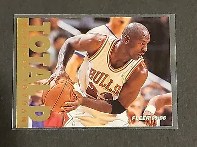 1995-96 FLEER Basketball TOTAL D #3 Michael Jordan Chicago BULLS • $4.99