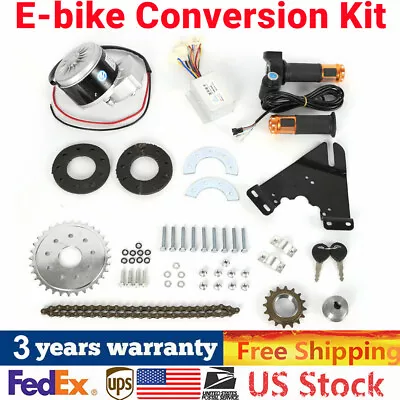 24V 250W Electric Bicycle Bike Conversion Kits EBike Brush Motor With Freewheel • $76