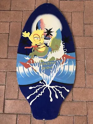 Rare Quirky Vintage - Skim God Bodyboard - Boogieboard - Wall Decoration Clown • $120.99