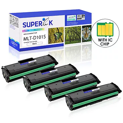 1-4PK Black MLT-D101S Toner Cartridge For Samsung 101S ML-2165W SCX-3405W SF760P • $18.58