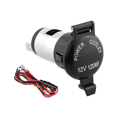 £3.59 • Buy 12V Waterproof Car Boat Cigarette Lighter Plug Female Power Socket W/ 10A Cable