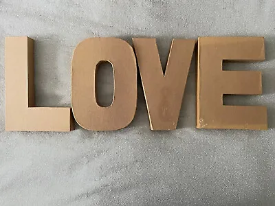 £2.99 • Buy Brand New ‘LOVE’ Letters To Decorate- Suitable For Wedding/Engagement - Boxed