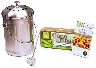 £95.81 • Buy Good Ideas Compost Wizard Stainless Steel Starter Kit